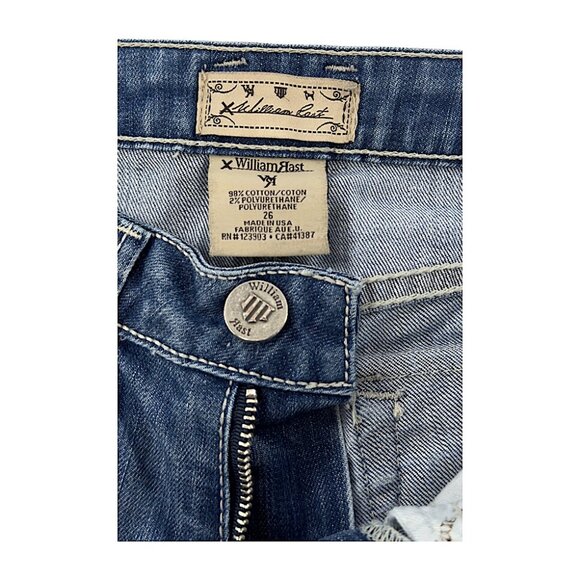William Rast Belle Flare Cut-Off Jean Shorts – Women’s 26 - Picture 4 of 8